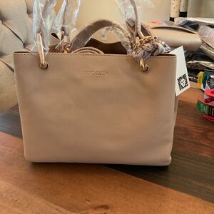 Anne Klein Cream Tote Bag